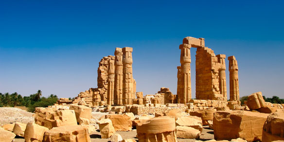 Ruines of Amun temple, Soleb, Sudan