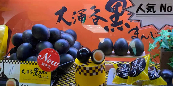 Kuro-Tamago, Black Eggs, Owakudani, Japan