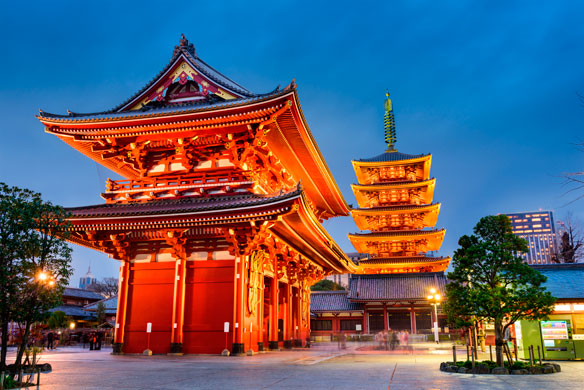 Asakusa Kannon Temple, Japan