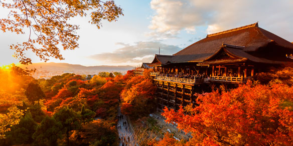Kiyomizu-dera Temple or Pure Water Temple, Kyoto, Japan