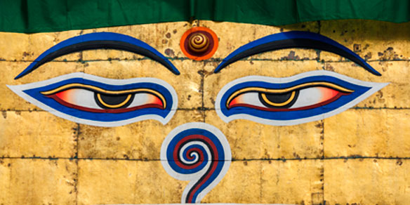 Temple Face, Nepal